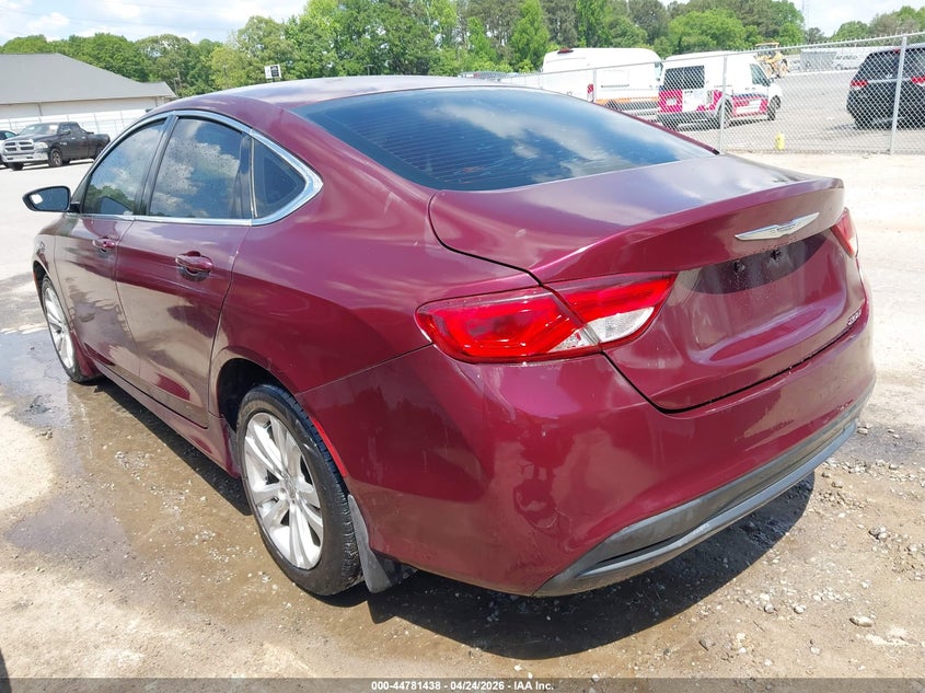 Vin: 1c3cccfb0gn186154, lot: 45278696, chrysler 200 touring 20163