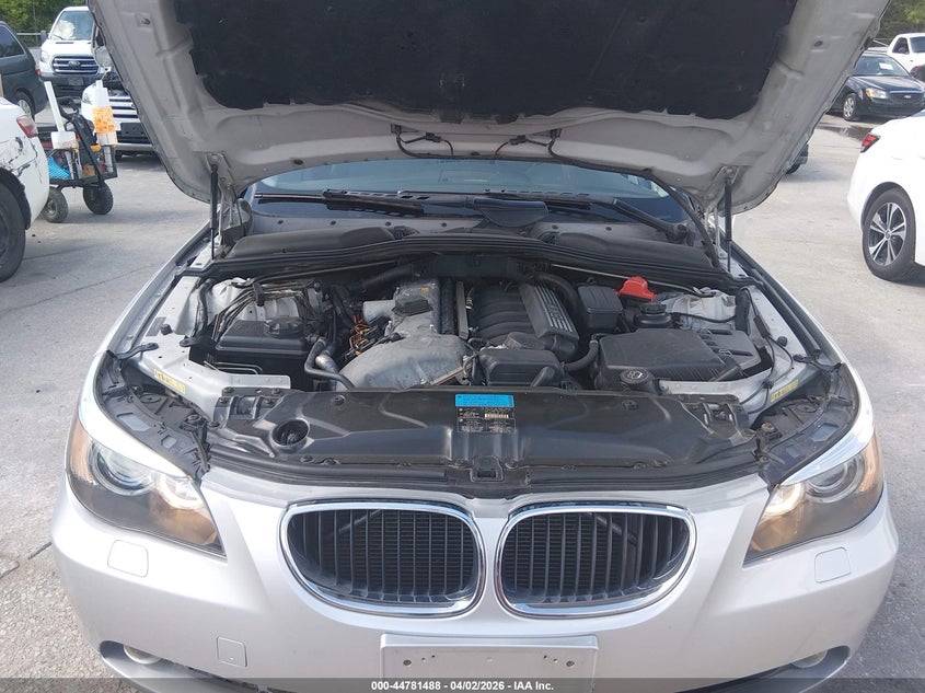 2006 BMW 525I VIN: WBANE53536CK78892 Lot: 44781488