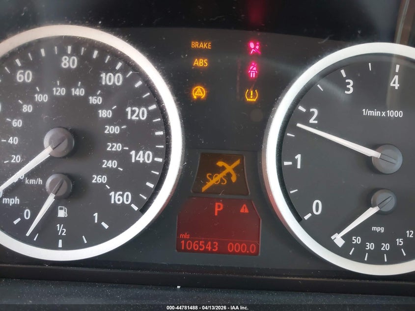 2006 BMW 525I VIN: WBANE53536CK78892 Lot: 44781488