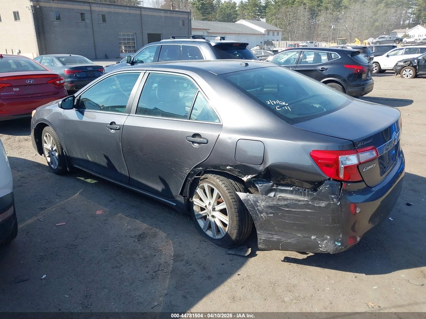 2012 Toyota Camry L/Le/Se/Se Limited Edition/Xle