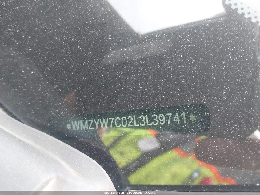 2020 Mini Countryman Cooper S VIN: WMZYW7C02L3L39741 Lot: 44781538