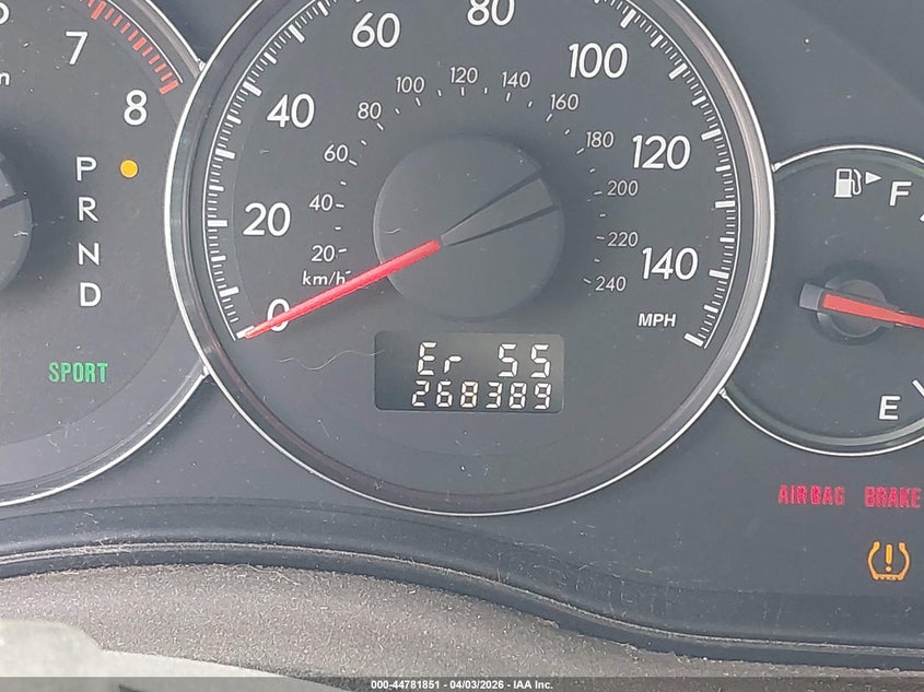 2008 Subaru Outback VIN: 4S4BP60CX87362336 Lot: 44781851