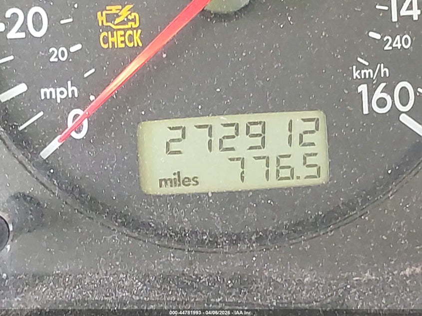 2001 Volkswagen Jetta Gls VIN: WVWSK61J21W629772 Lot: 44781993