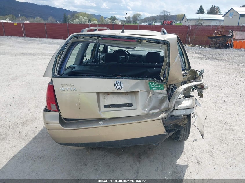 2001 Volkswagen Jetta Gls VIN: WVWSK61J21W629772 Lot: 44781993