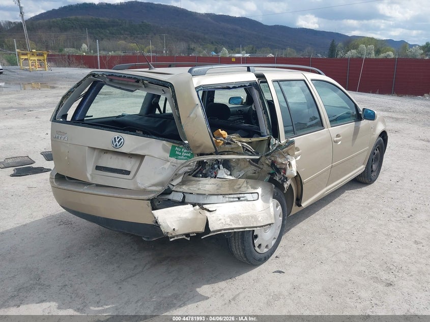 2001 Volkswagen Jetta Gls VIN: WVWSK61J21W629772 Lot: 44781993