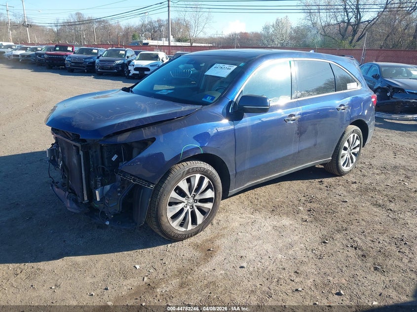 2016 Acura Mdx Technology Acurawatch Plus Packages/Technology Package