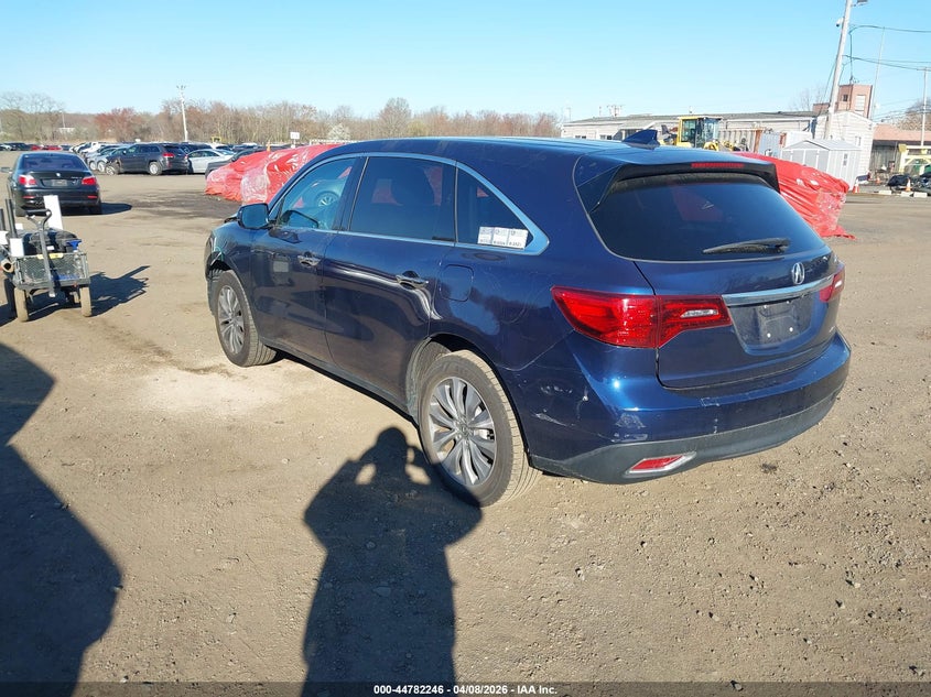 2016 Acura Mdx Technology Acurawatch Plus Packages/Technology Package