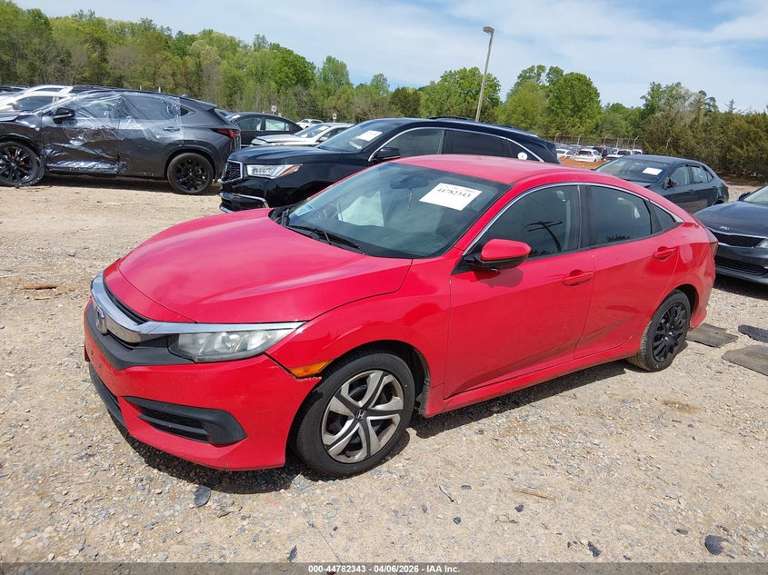 HONDA CIVIC 2016 VIN 2HGFC2F53GH575605