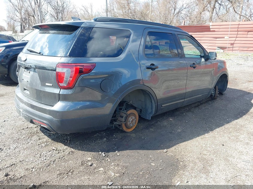 Vin: 1fm5k8gt3ggc39831, lot: 45279734, ford explorer sport 20164