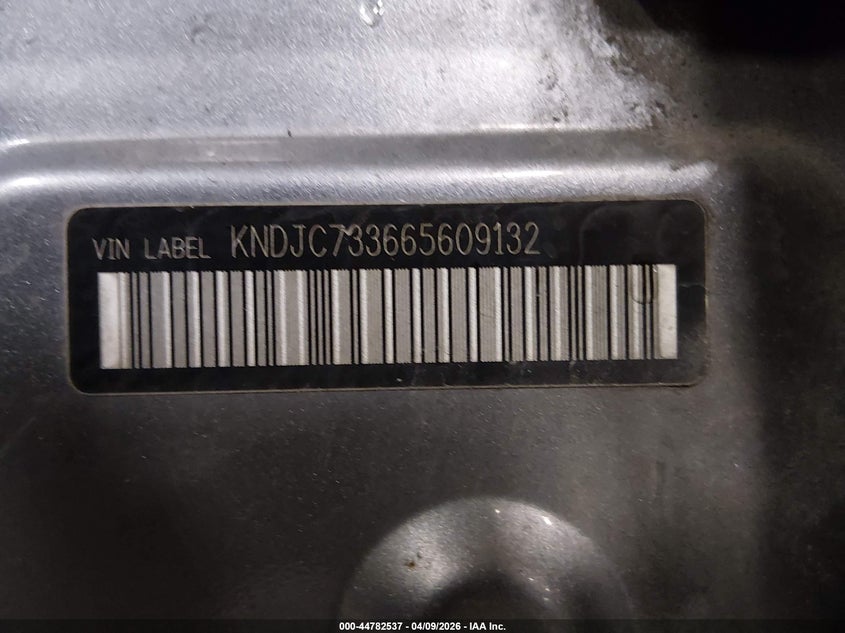 2006 Kia Sorento Ex/Lx VIN: KNDJC733665609132 Lot: 44782537