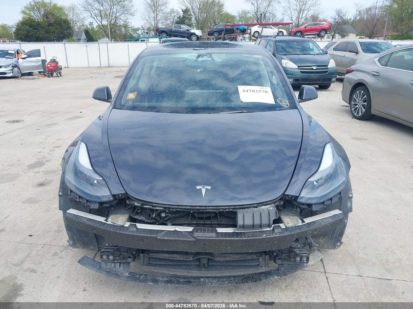 2023 Tesla Model 3 Rear-Wheel Drive grey Lot 111044782570 Vin 5YJ3E1EA1PF694800