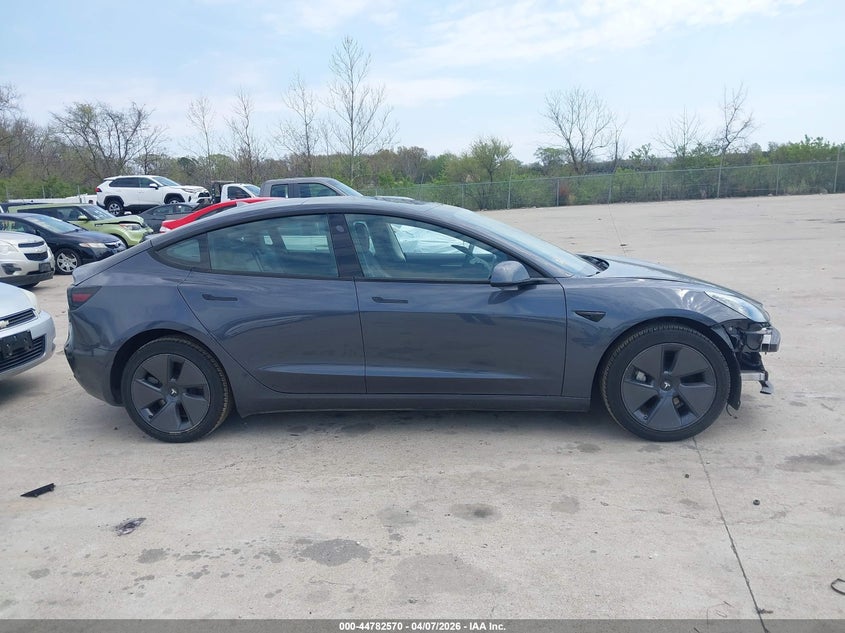 2023 Tesla Model 3 Rear-Wheel Drive grey Lot 111044782570 Vin 5YJ3E1EA1PF694800