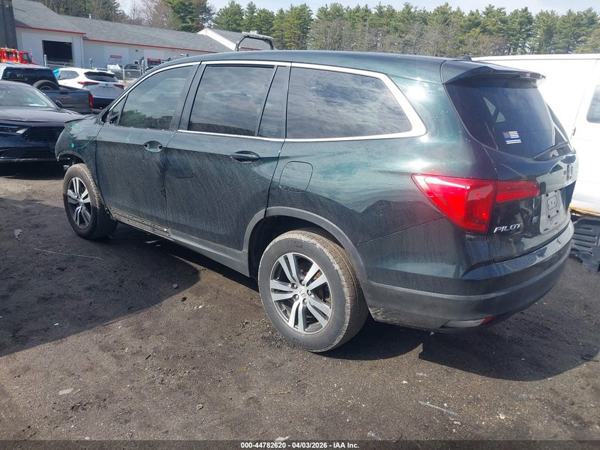 Vin: 5fnyf6h50gb105721, lot: 45279878, honda pilot ex-l 20163