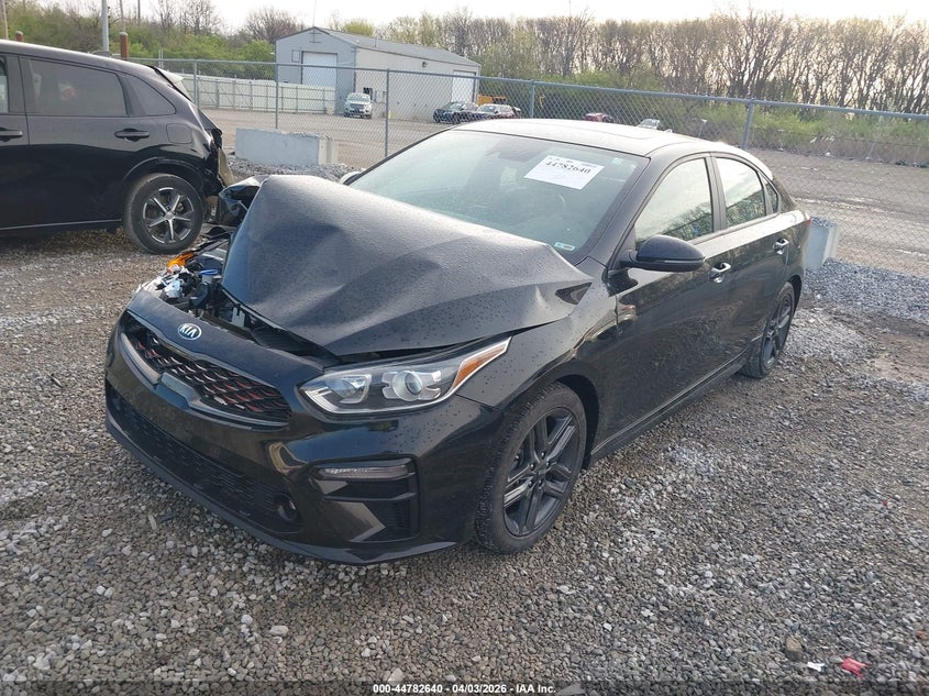 Vin: 3kpf34ad7me356856, lot: 45279898, kia forte gt-line 20212