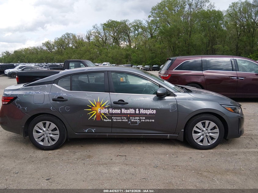 2025 Nissan Sentra S VIN: 3N1AB8BV5SY271346 Lot: 44782771