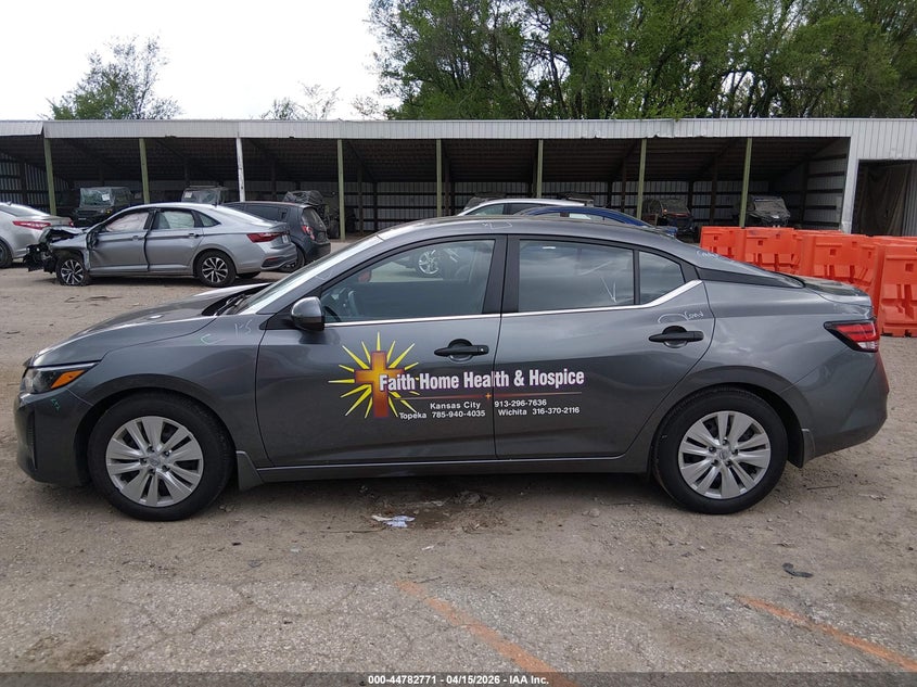 2025 Nissan Sentra S VIN: 3N1AB8BV5SY271346 Lot: 44782771
