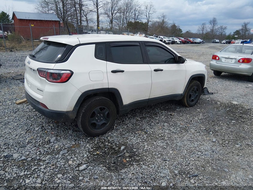 Vin: 3c4njdab1ht646415, lot: 45280032, jeep new compass sport 4x4 20174