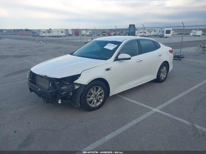 Vin: 5xxgt4l3xjg184673, lot: 45280048, kia optima lx 20182