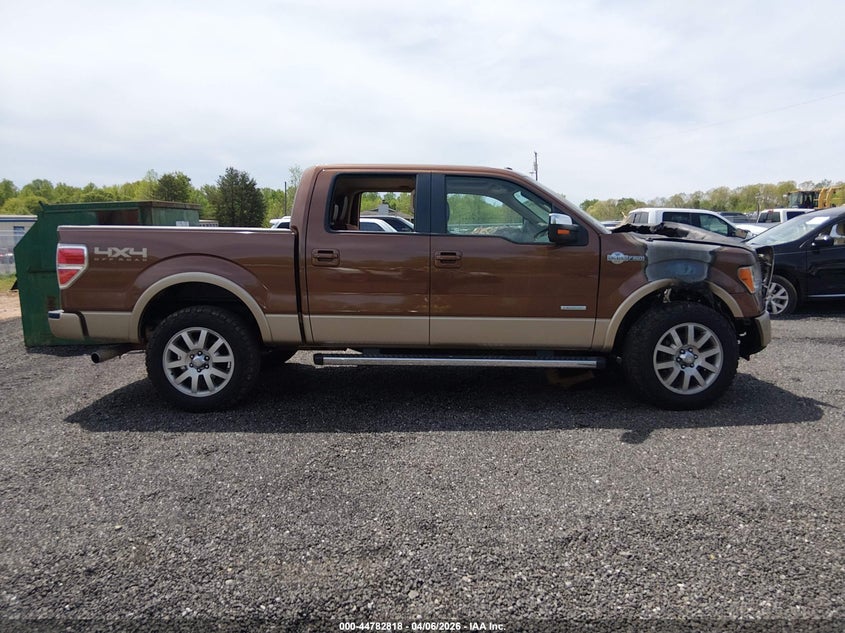 2012 Ford F-150 3.5 King Ranch brown Lot 111044782818 Vin 1FTFW1ETXCKD76554