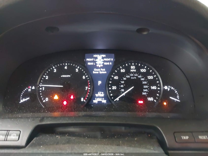 2014 Lexus Ls 460 VIN: JTHCL5EFXE5022918 Lot: 44782827