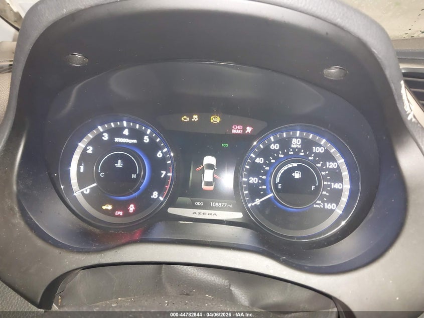 2014 Hyundai Azera Limited VIN: KMHFH4JG5EA369276 Lot: 44782844