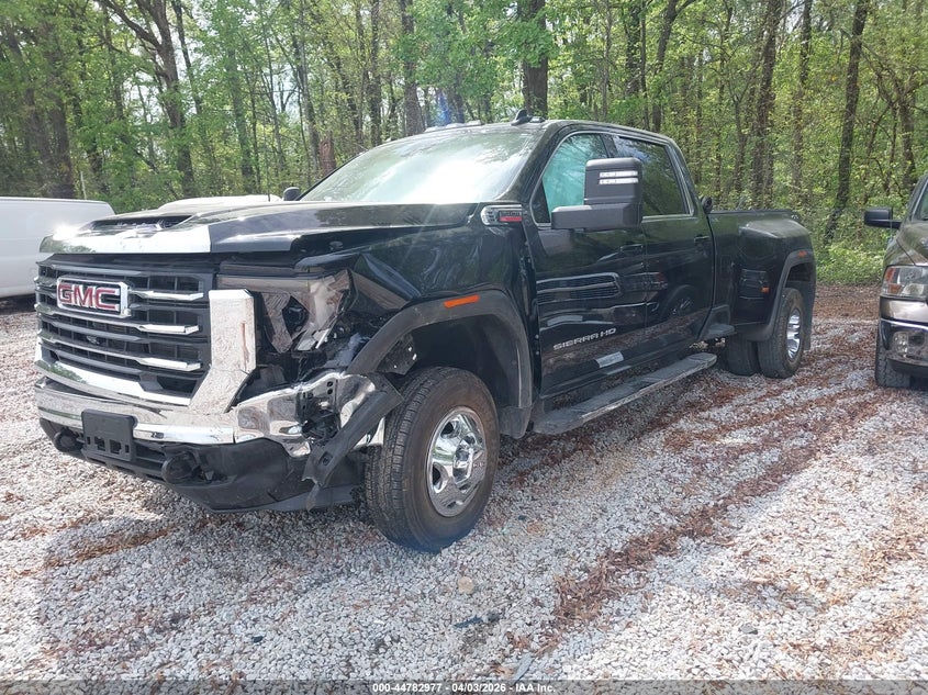 2024 Gmc SIERRA 3500Hd 4Wd Long Bed Sle black Lot 111044782977 Vin 1GT49TEY2RF374059