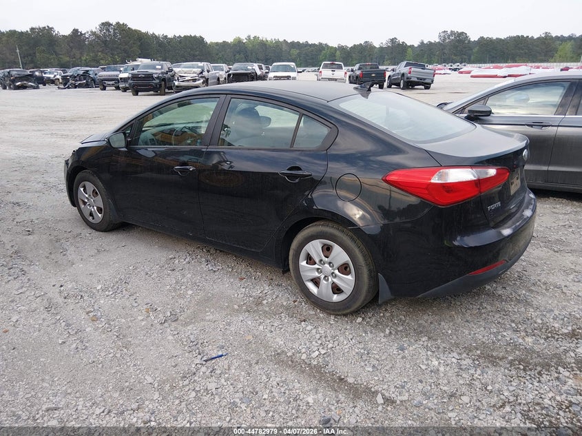 Vin: knafx4a6xf5386760, lot: 45280237, kia forte lx 20153