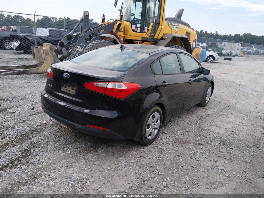 Vin: knafx4a6xf5386760, lot: 45280237, kia forte lx 20154