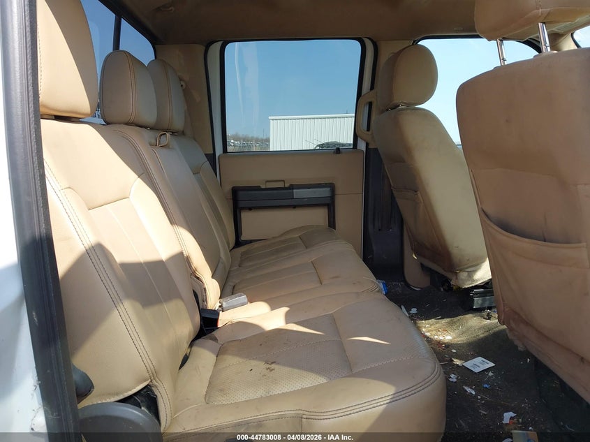 2012 Ford 6.7 F-250 Xlt white Lot 111044783008 Vin 1FT7W2BT7CEA11004