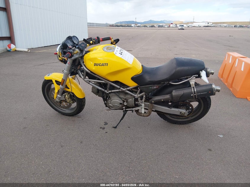 2003 Ducati M600 VIN: ZDM1RA2K73B028356 Lot: 44783193