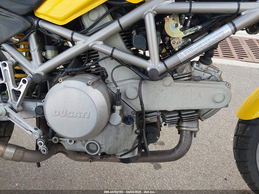 2003 Ducati M600 VIN: ZDM1RA2K73B028356 Lot: 44783193