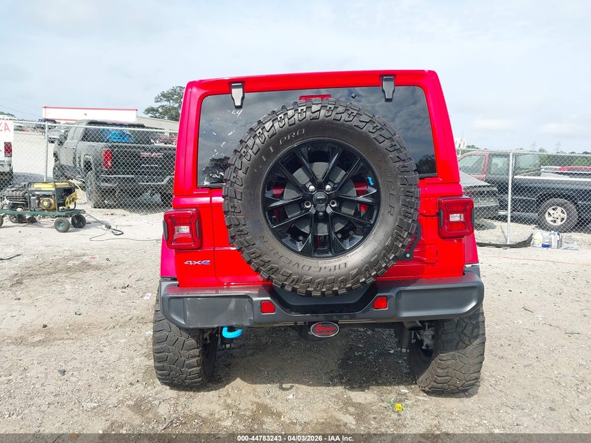 2022 Jeep Wrangler 4Xe Unlimited Sahara 4X4 VIN: 1C4JJXP66NW214077 Lot: 44783243