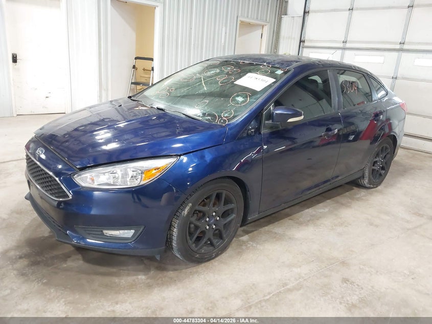 Vin: 1fadp3f25gl266782, lot: 45280562, ford focus se 20162