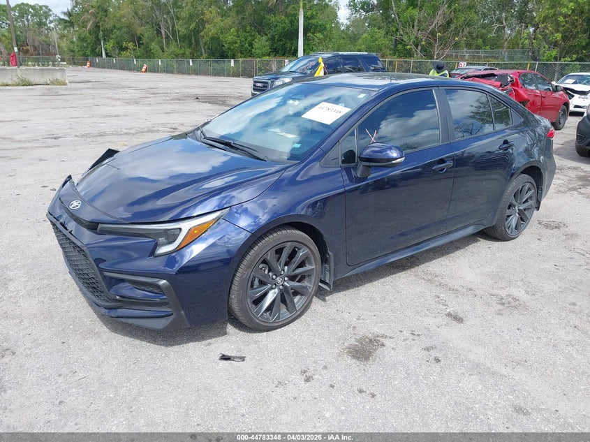 VIN 5YFS4MCE7SP236018 2025 TOYOTA COROLLA SE