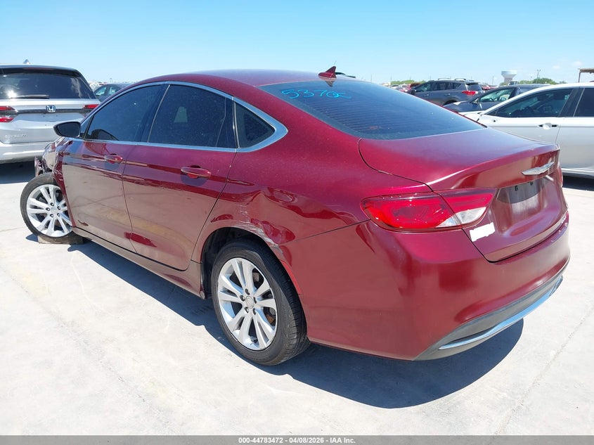 2015 Chrysler 200 2.4 Limited brown Lot 111044783472 Vin 1C3CCCAB6FN635424