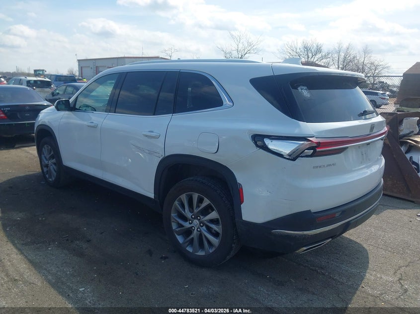 Vin: 5gaerars6sj112631, lot: 45280779, buick enclave preferred fwd 20253