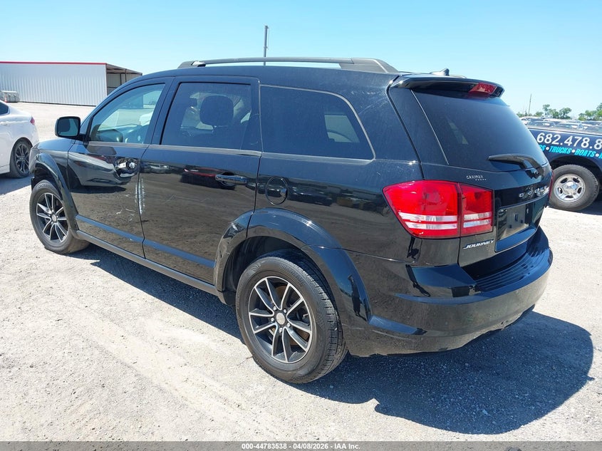 Vin: 3c4pdcab9ht582800, lot: 45280796, dodge journey se 20173