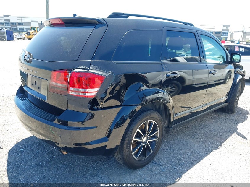 Vin: 3c4pdcab9ht582800, lot: 45280796, dodge journey se 20174