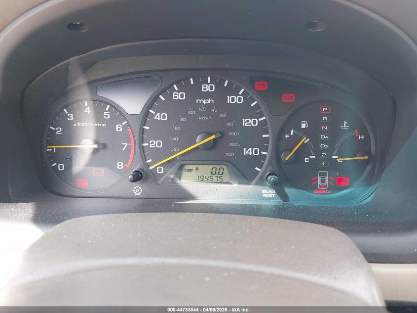 2000 Honda Accord 3.0 Ex VIN: 1HGCG1650YA094437 Lot: 44783544