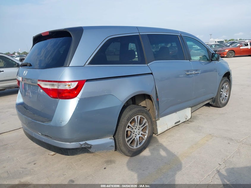 2012 Honda Odyssey 3.5 Ex blue Lot 111044783596 Vin 5FNRL5H49CB034883