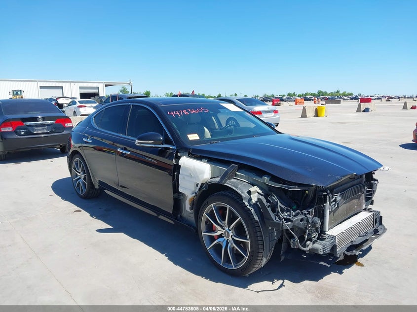 2021 Genesis G70 3.3T Rwd VIN: KMTG74LE6MU071745 Lot: 44783605