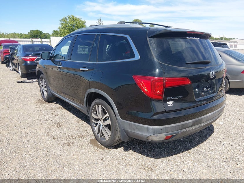 Vin: 5fnyf5h91gb057966, lot: 45281023, honda pilot touring 20163