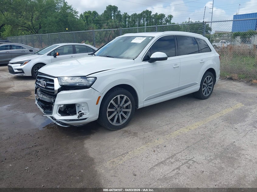 Vin: wa1lhaf72hd038439, lot: 45281365, audi q7 2.0t premium 20172
