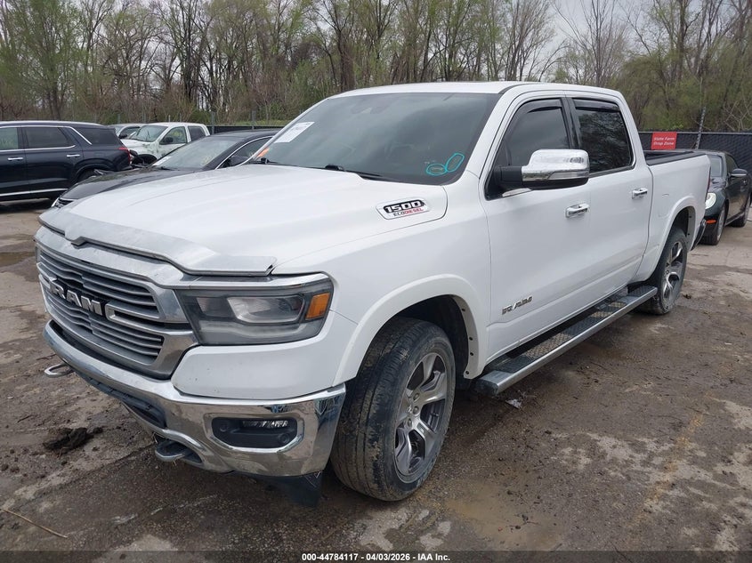 Vin: 1c6srfjm1nn296764, lot: 45281375, ram 1500 laramie  4x4 5'7 box 20222