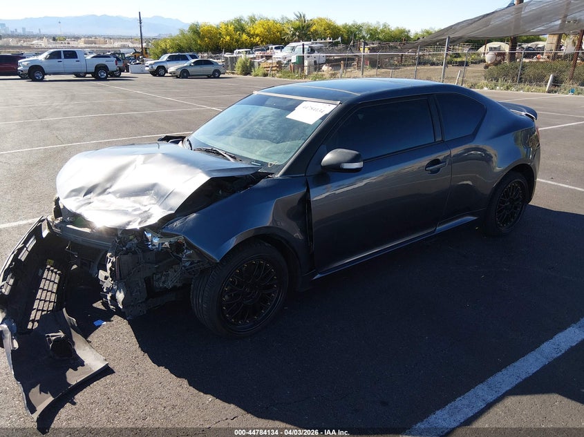 2012 Scion Tc 2.5 grey Lot 111044784134 Vin JTKJF5C73C3029545