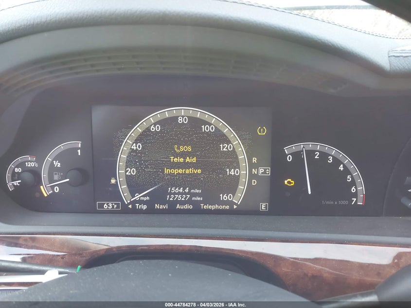 2012 Mercedes-Benz S 550 VIN: WDDNG7DB3CA444225 Lot: 44784278