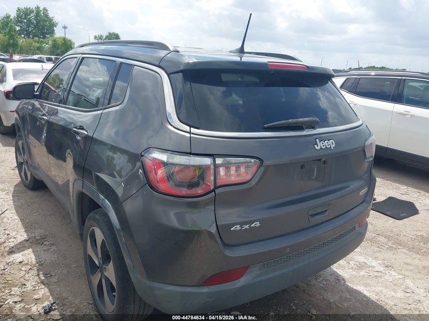 Vin: 3c4njdbb4jt235191, lot: 45281892, jeep compass latitude 4x4 20183