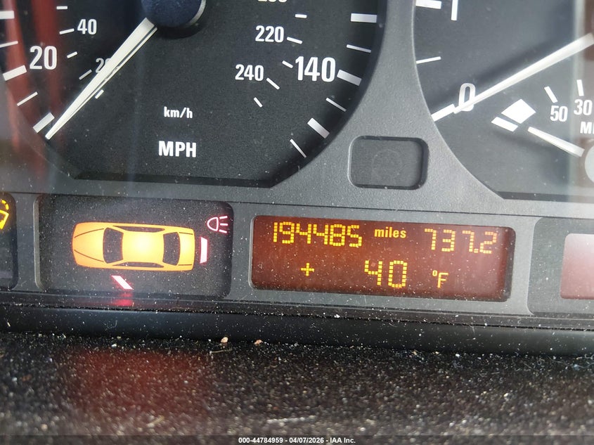 2002 BMW 325I VIN: WBAEV33462KL77931 Lot: 44784959