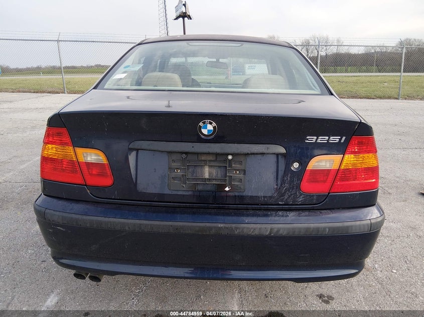 2002 BMW 325I VIN: WBAEV33462KL77931 Lot: 44784959
