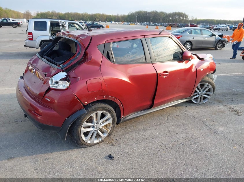 Vin: jn8af5mv2bt014445, lot: 45282336, nissan juke s 20114